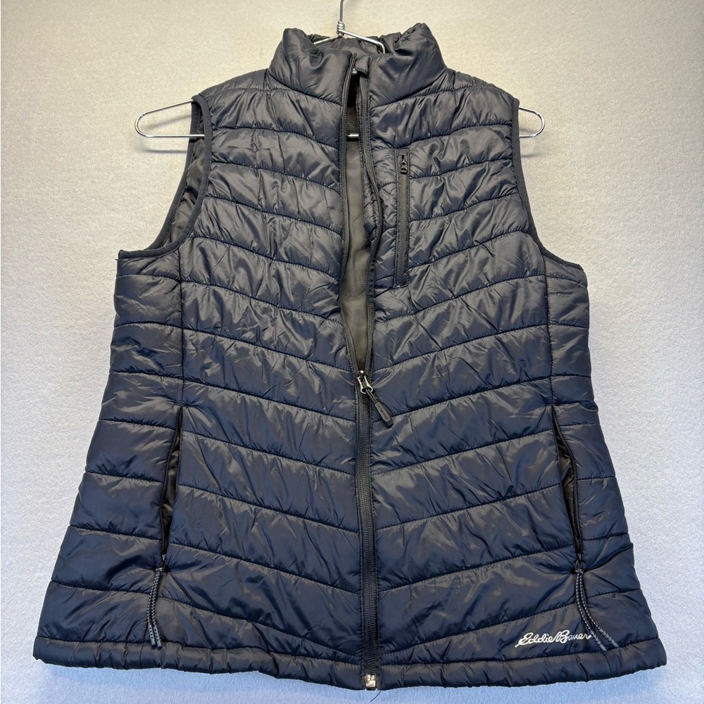 Eddie Bauer Women's Black Quilted Vest